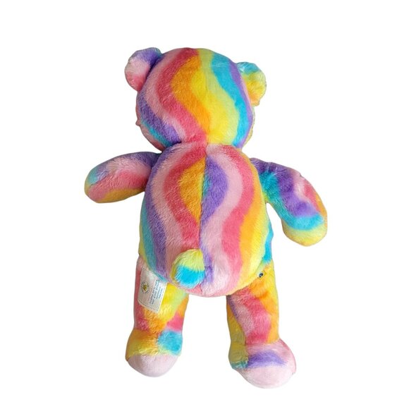 Build a Bear Enchanted Garden Rainbow Hugs Plush Pride Striped Stuffed Animal - Picture 2 of 6